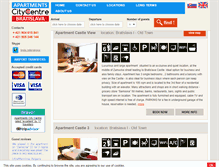 Tablet Screenshot of apartmentscitycentre.sk
